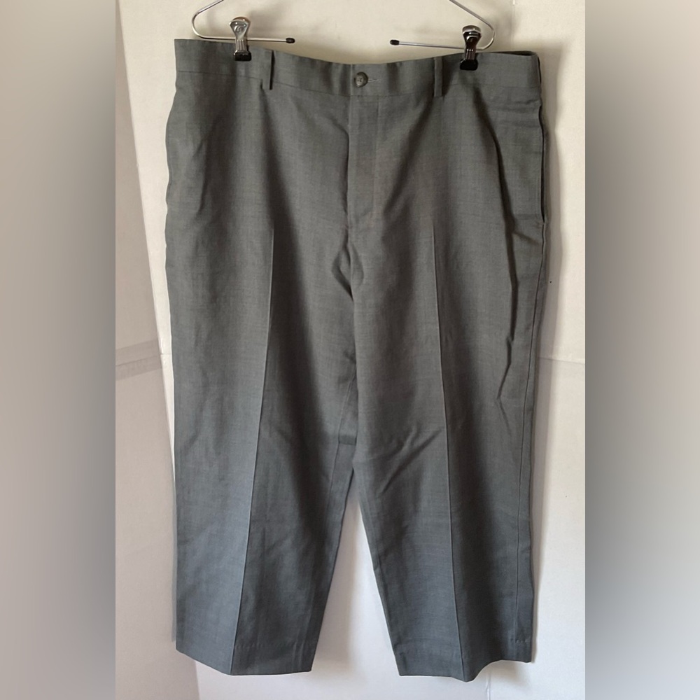 L.L. Bean Classic Fit Washable Year Round Wool Pants Plain Front mens Size 38
